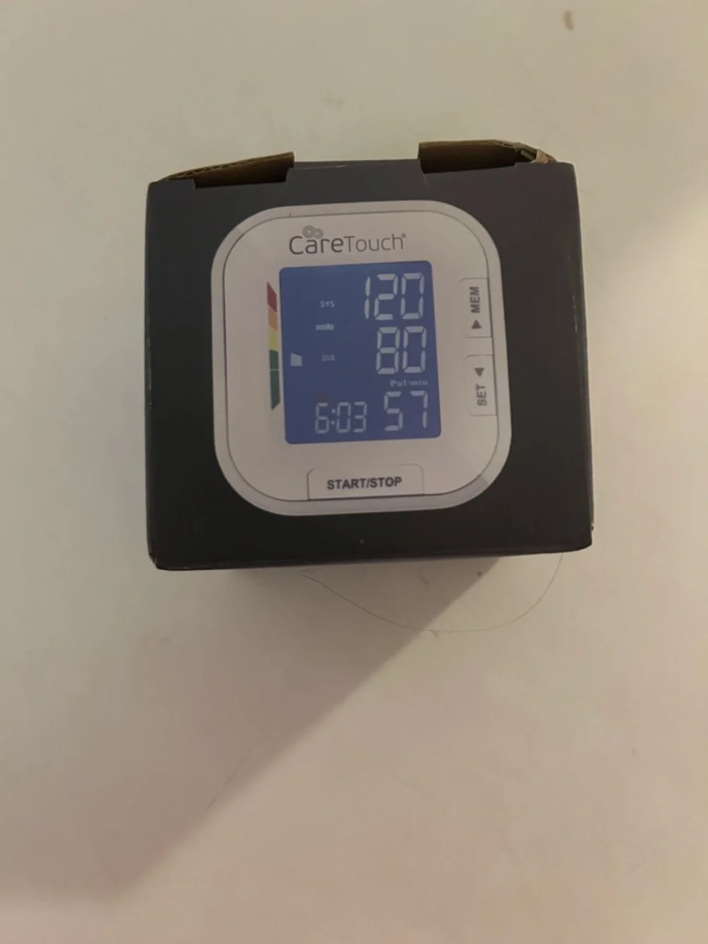 CareTouch Platinum Wrist Blood Pressure Monitor PSW01 New Open Box Automatic - Picture 1 of 2